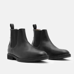 NEW all Saints black leather Tarun Chelsea boots Lugger sole 41 US8 ALLSAINTS Tarun Leather Chelsea Boots | endource main image 3
